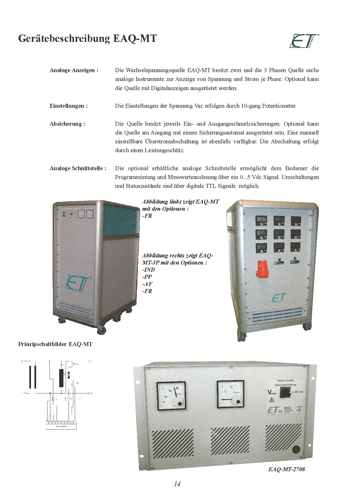 Wechselspannungsquellen EAQ-MT - 3