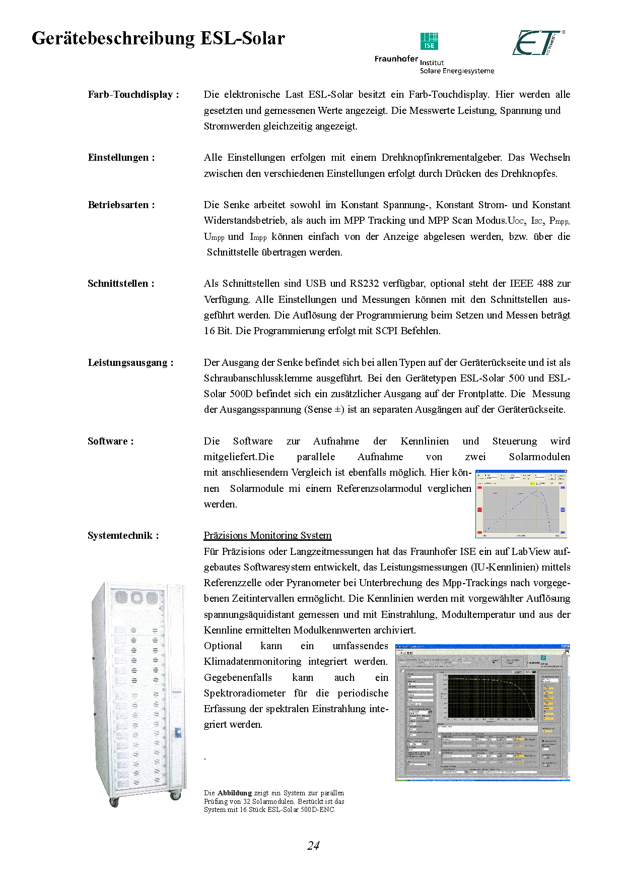 Elektronische Lasten ESL-Solar - 3
