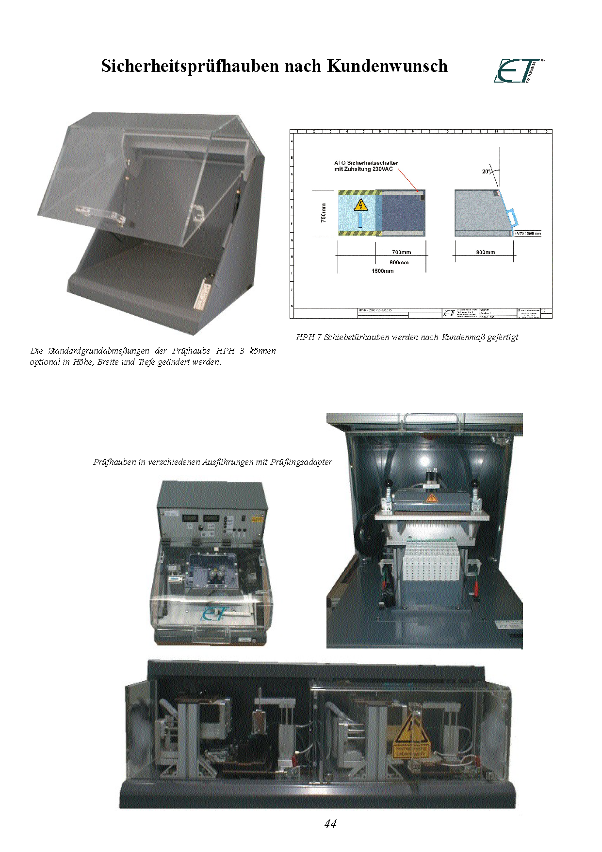 Sicherheitsprüfhauben HPH - 5